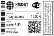 Sample readyVoucher voucher design: Generic voucher for A4 printers